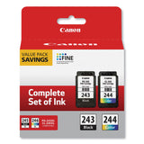 Canon® 1287C006 (CL-244; PG-243) Ink, Black/Color (CNM1287C006) Each