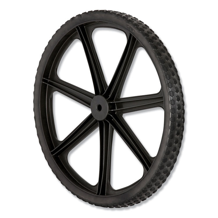 Rubbermaid® Commercial Wheel for 5642, 5642-61 Big Wheel Cart, 20" Wheel, Black (RCPM1564200) Each