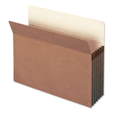 Smead™ Redrope Drop Front File Pockets, 5.25" Expansion, Letter Size, Redrope, 50/Box (SMD73810)