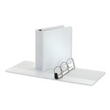 Universal® Deluxe Easy-to-Open D-Ring View Binder, 3 Rings, 3" Capacity, 11 x 8.5, White (UNV30752)