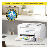 Epson® EcoTank ET-4760 All-in-One Supertank Printer, Copy Fax/Print/Scan (EPSC11CG19204C) Each