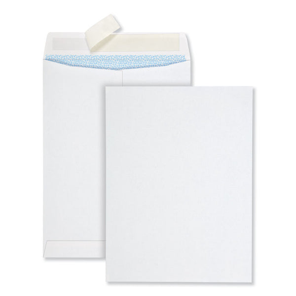 Quality Park™ Redi-Strip Security Tinted Envelope, #10 1/2, Square Flap, Redi-Strip Adhesive Closure, 9 x 12, White, 100/Box (QUA44926) Box of 100