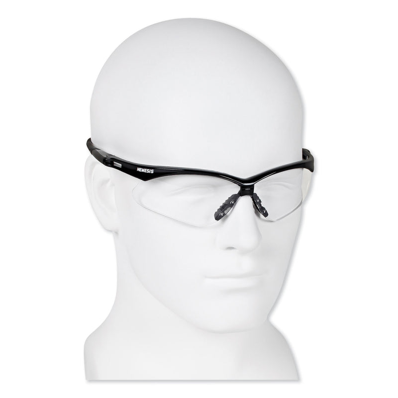 KleenGuard™ Nemesis Safety Glasses, Black Frame, Clear Lens (ANS25676) Each