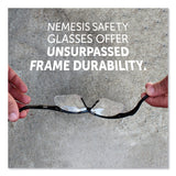 KleenGuard™ Nemesis Safety Glasses, Black Frame, Clear Lens (ANS25676) Each
