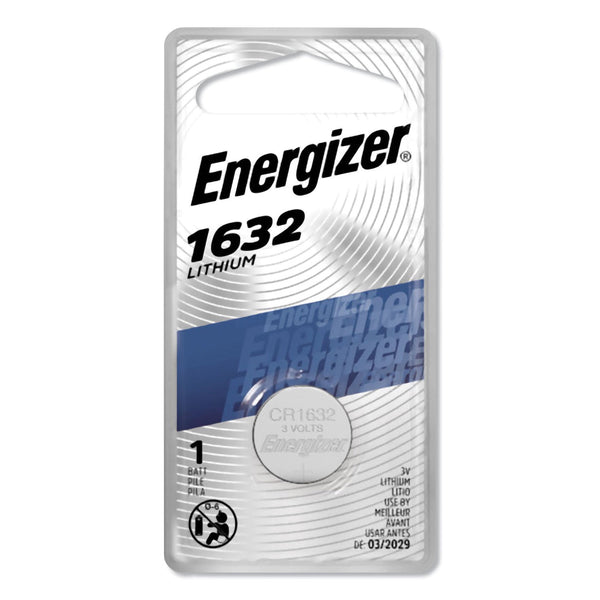 Energizer® 1632 Lithium Coin Battery, 3 V (EVEECR1632BP) Each