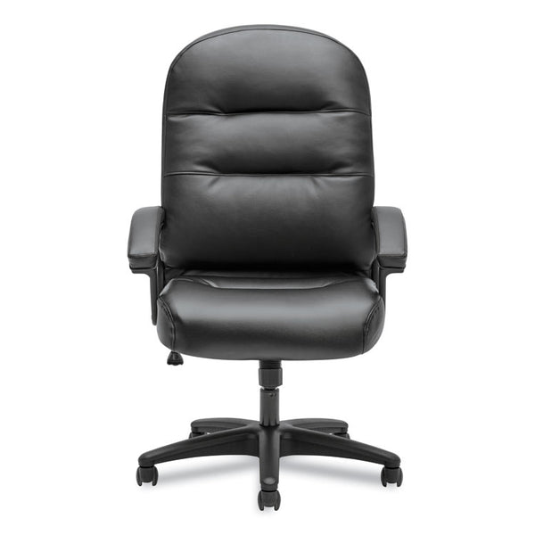 HON® Pillow-Soft 2090 Series Executive High-Back Swivel/Tilt Chair, Supports Up to 250 lb, 16" to 21" Seat Height, Black (HON2095HPWST11T)
