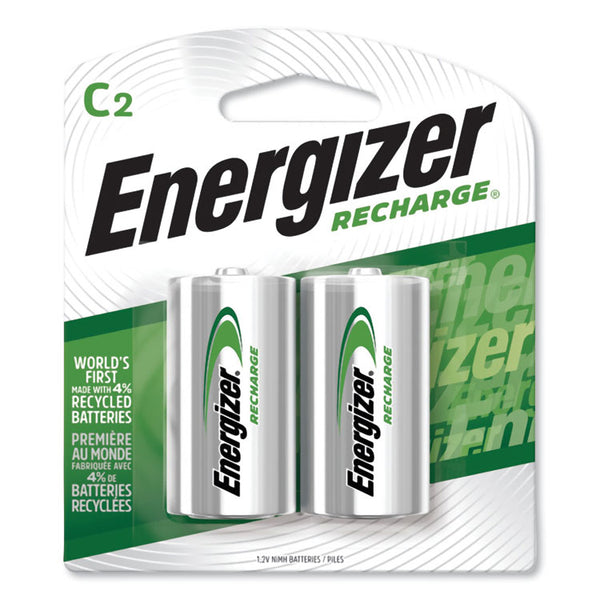 Energizer® NiMH Rechargeable C Batteries, 1.2 V, 2/Pack (EVENH35BP2) Pack of 2