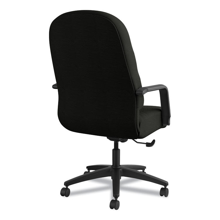 HON® Pillow-Soft 2090 Series Executive High-Back Swivel/Tilt Chair, Supports Up to 300 lb, 16.75" to 21.25" Seat Height, Black (HON2091SR11T)