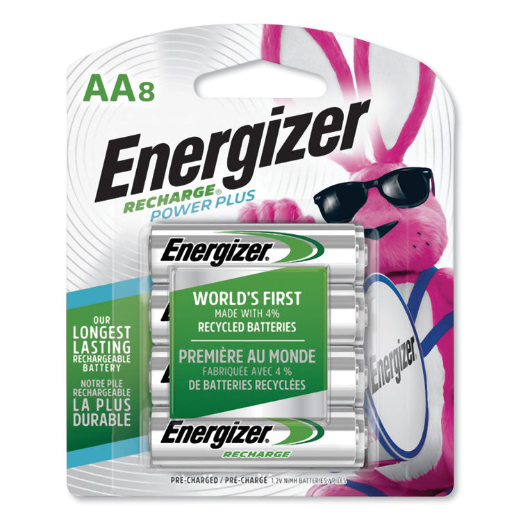 Energizer® NiMH Rechargeable AA Batteries, 1.2 V, 8/Pack (EVENH15BP8) Pack of 8