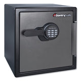 Sentry® Safe Fire-Safe with Digital Keypad Access, 1.23 cu ft, 16.38w x 19.38d x 17.88h, Gunmetal (SENSFW123ES)