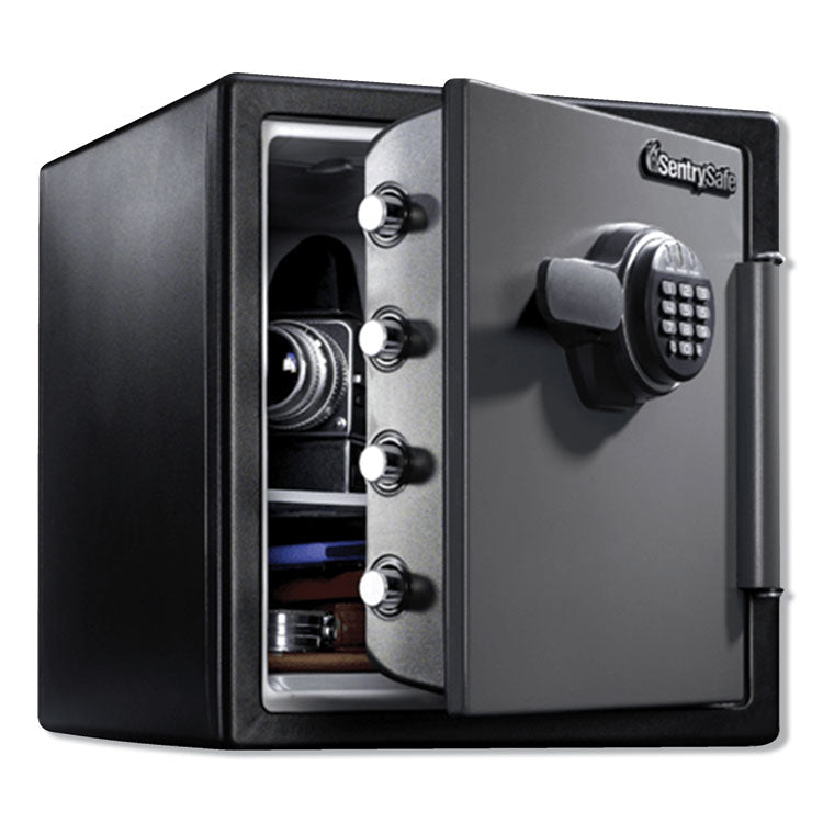 Sentry® Safe Fire-Safe with Digital Keypad Access, 1.23 cu ft, 16.38w x 19.38d x 17.88h, Gunmetal (SENSFW123ES)