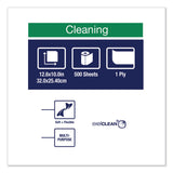 Tork® Cleaning Cloth, 12.6 x 10, White, 500 Wipes/Carton (TRK510137)