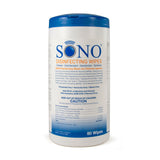 Sono® Surface Disinfectant Cleaner Premoistened Manual Pull Wipe 80 Count Canister Scented NonSterile (1088402_PK) 1/PK