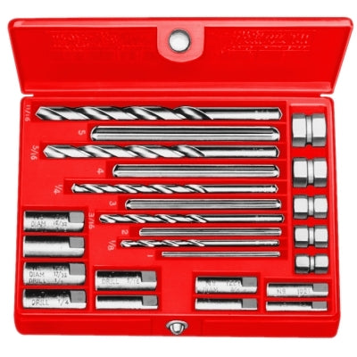 Ridgid No. 10 Screw Extractor Set, 20-Piece, Spiral-Flute (632-35585) 1 Set