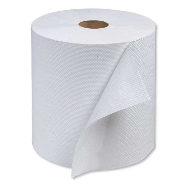 Tork® Advanced Hardwound Roll Towel, 1-Ply, 7.88" x 800 ft, White, 6 Rolls/Carton (TRKRB800)