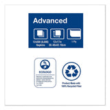 Tork® Advanced Masterfold Dispenser Napkins, 1-Ply,12" x 17", White, 6000/Carton (TRKD802A)