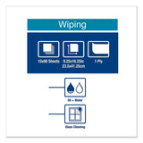 Tork® Heavy-Duty Paper Wiper, 1-Ply, 9.25 x 16.25, Unscented, White, 90 Wipes/Box, 10 Boxes/Carton (TRK450175)