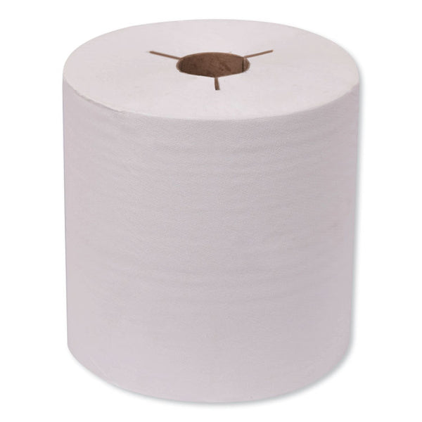 Tork® Universal Hand Towel Roll, Notched, 1-Ply, 8" x 800 ft, Natural White, 6 Rolls/Carton (TRK8031400)