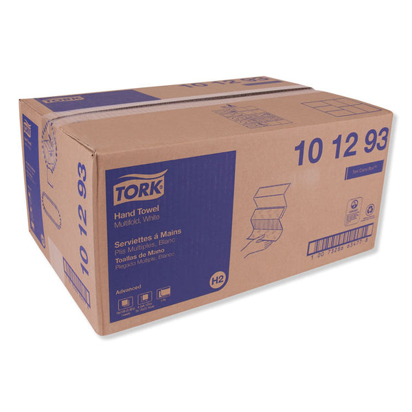 Tork® Multifold Paper Towels, 2-Ply, 9.13 x 9.5, White, 189/Pack, 16 Packs/Carton (TRK101293)