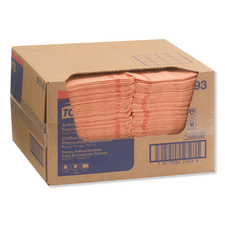 Tork® Foodservice Cloth, 13 x 24, Red, 150/Carton (TRK192193) Box of 150