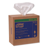 Tork® Heavy-Duty Cleaning Cloth, 8.46 x 16.13, White, 80/Box, 5 Boxes/Carton (TRK5301755) Case of 400