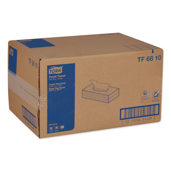 Tork® Advanced Facial Tissue, 2-Ply, White, Flat Box, 100 Sheets/Box, 30 Boxes/Carton (TRKTF6810)