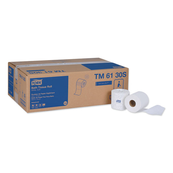 Tork® Advanced Bath Tissue, Septic Safe, 2-Ply, White, 500 Sheets/Roll, 48 Rolls/Carton (TRKTM6130S)