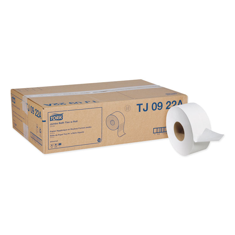 Tork® Universal Jumbo Bath Tissue, Septic Safe, 2-Ply, White, 3.48" x 1,000 ft, 12/Carton (TRKTJ0922A)