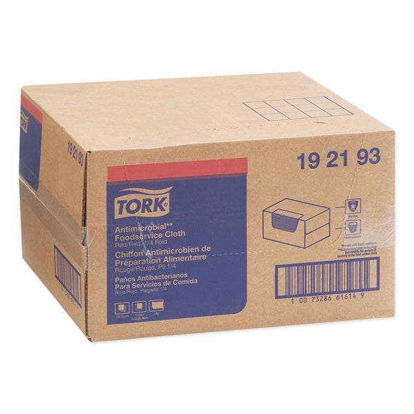 Tork® Foodservice Cloth, 13 x 24, Red, 150/Carton (TRK192193)