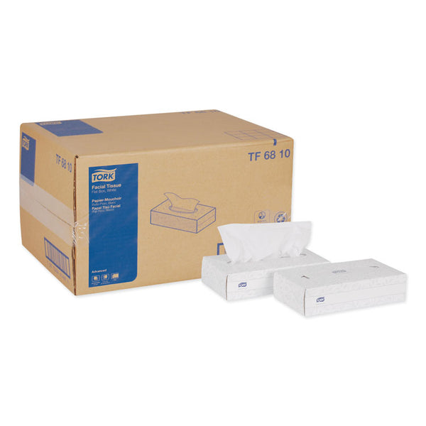 Tork® Advanced Facial Tissue, 2-Ply, White, Flat Box, 100 Sheets/Box, 30 Boxes/Carton (TRKTF6810)