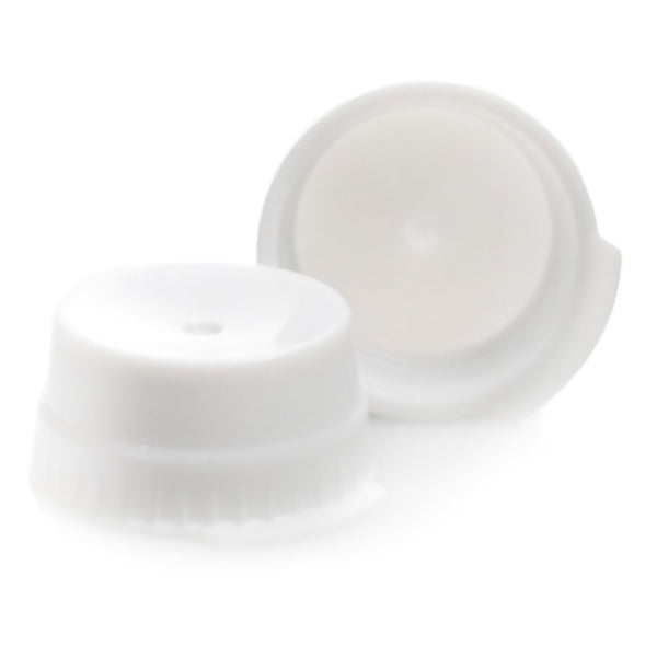 McKesson Tube Closure Polyethylene Snap Cap White 16 mm For Use with 16 mm Blood Drawing Tubes, Glass Test Tubes, Plastic Culture Tubes NonSterile (1082108_BG) 1000/BG
