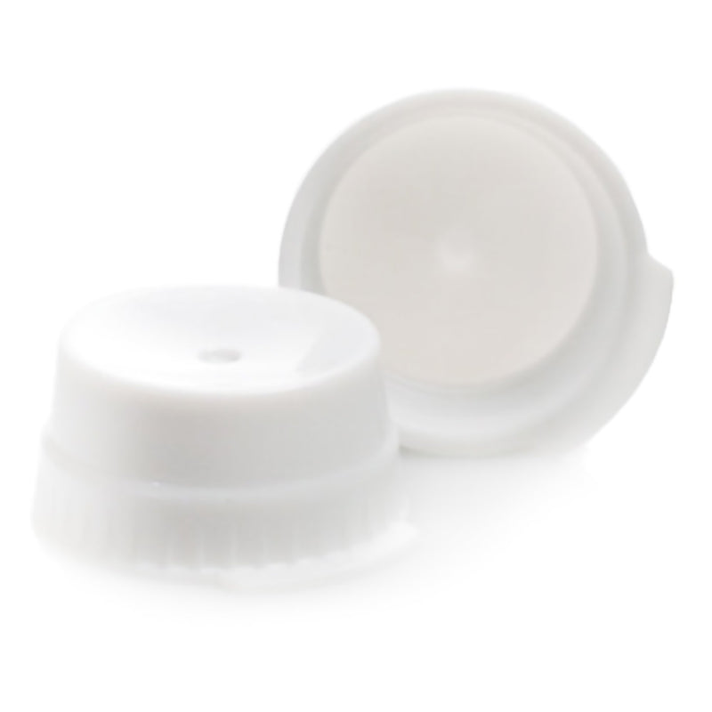 McKesson Tube Closure Polyethylene Snap Cap White 16 mm For Use with 16 mm Blood Drawing Tubes, Glass Test Tubes, Plastic Culture Tubes NonSterile (1082108_BG) 1000/BG
