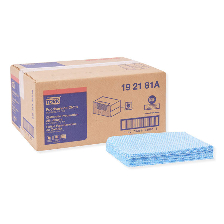 Tork® Foodservice Cloth, 13 x 21, Blue, 240/Carton (TRK192181A) Case of 240