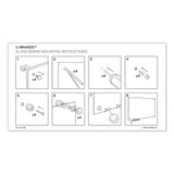 U Brands Magnetic Glass Dry Erase Board Value Pack, 70 x 47, White (UBR3974U0001)