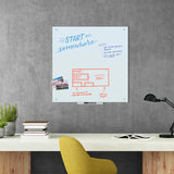 U Brands Magnetic Glass Dry Erase Board Value Pack, 35 x 35, White (UBR3971U0001) Each
