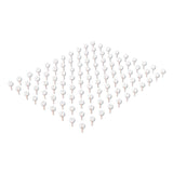 U Brands Fashion Sphere Push Pins, Plastic, Clear/Rose Gold, 0.44", 100/Pack (UBR3089U0624) Pack of 100
