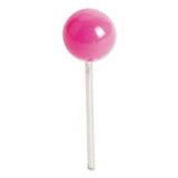 U Brands Map Push Pins, Plastic, Assorted, 0.5", 300/Pack (UBR3086U0624) Pack of 300