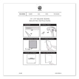 U Brands Tile Board Value Pack, (1) Tan Cork Bulletin, (1) White Magnetic Dry Erase, 14 x 14 (UBR3888U0001)