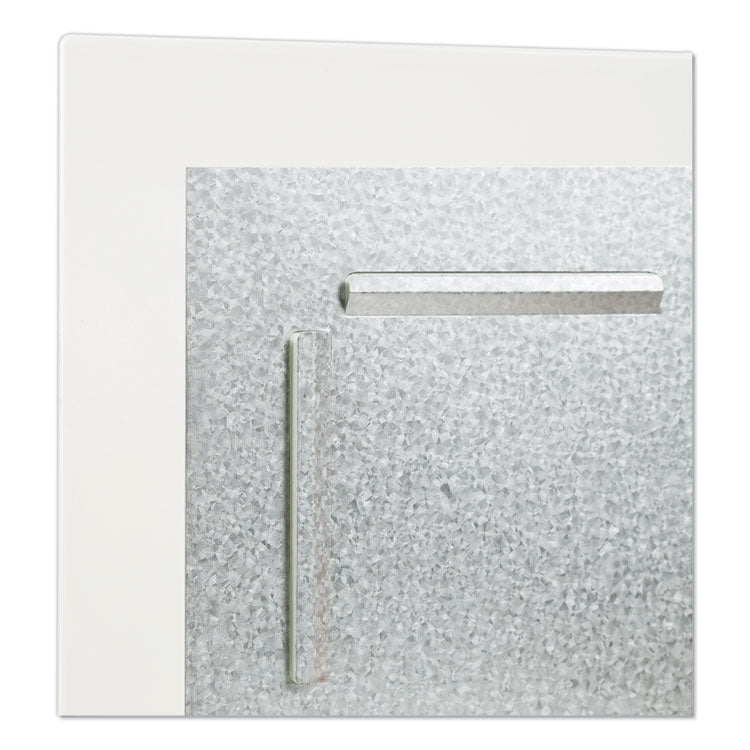 U Brands Floating Glass Dry Erase Board, 70 x 35, White (UBR3978U0001) Each