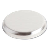 U Brands High Energy Magnets, Circle, Silver, 1.25" Diameter, 12/Pack (UBR2911U0012) Pack of 12