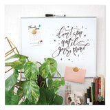 U Brands Magnetic Dry Erase Board, 20 x 16, White Surface, Silver Aluminum Frame (UBR356U0001) Each