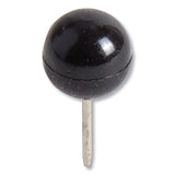 U Brands Fashion Sphere Push Pins, Plastic, Assorted, 0.44", 200/Pack (UBR3084U0624) Pack of 200