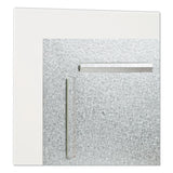 U Brands Floating Glass Dry Erase Undated One Month Calendar, 47 x 35, White (UBR3969U0001) Each