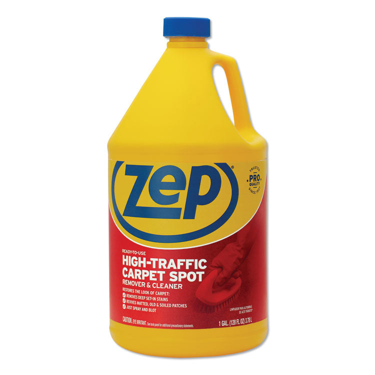 Zep Commercial® High Traffic Carpet Cleaner, 1 gal, 4/Carton (ZPEZUHTC128CT) Case of 4