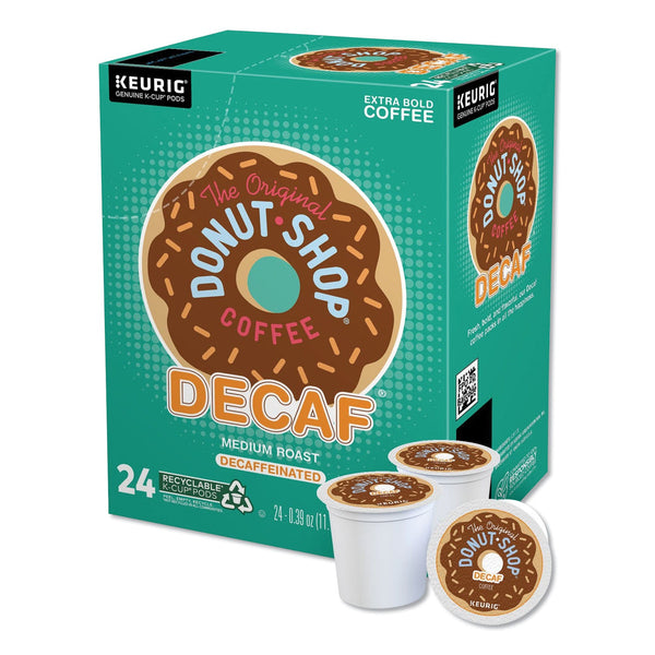 The Original Donut Shop® Decaf Coffee K-Cup Pods, 96/Carton (DIE7401) Case of 96