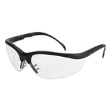 MCR™ Safety Klondike Safety Glasses, Matte Black Frame, Clear Lens (CRWKD110) Each