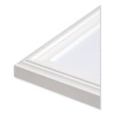 U Brands Magnetic Dry Erase Board with Decor Frame, 30 x 20, White Surface, White Wood Frame (UBR2071U0001) Each