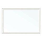 U Brands Magnetic Dry Erase Board with Decor Frame, 30 x 20, White Surface, White Wood Frame (UBR2071U0001) Each