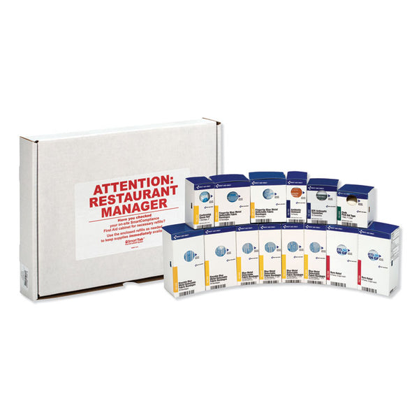 First Aid Only™ SmartCompliance Restaurant First Aid Cabinet Refill, 214 Pieces (FAOFAE8010) Each