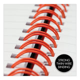Black n' Red™ Flexible Cover Twinwire Notebooks, SCRIBZEE Compatible, 1-Subject, Wide/Legal Rule, Black Cover, (70) 11.75 x 8.25 Sheets (JDKE67008) Each